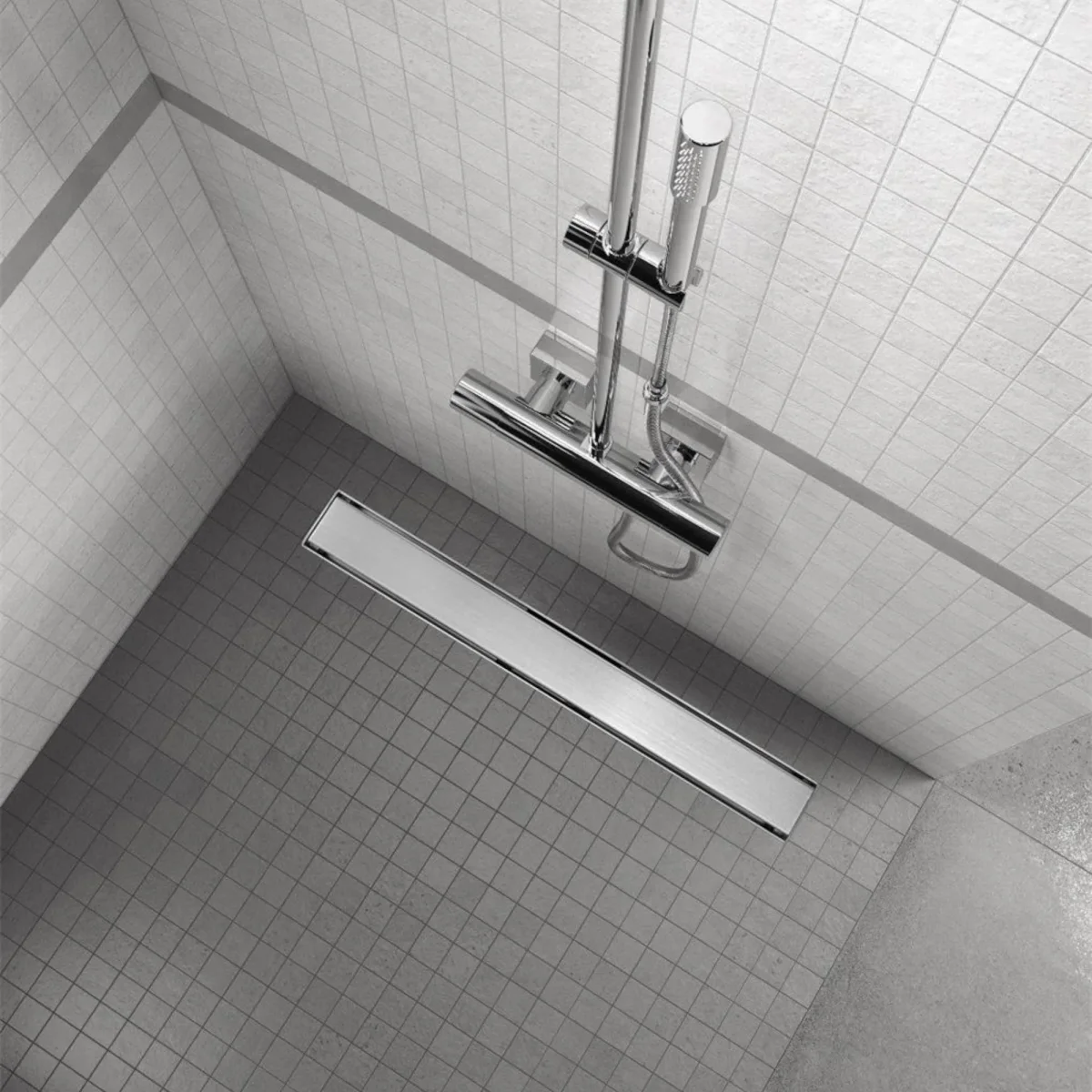 Ralo de duche linear em aço inox ultraplano modelo R1 - Image 2