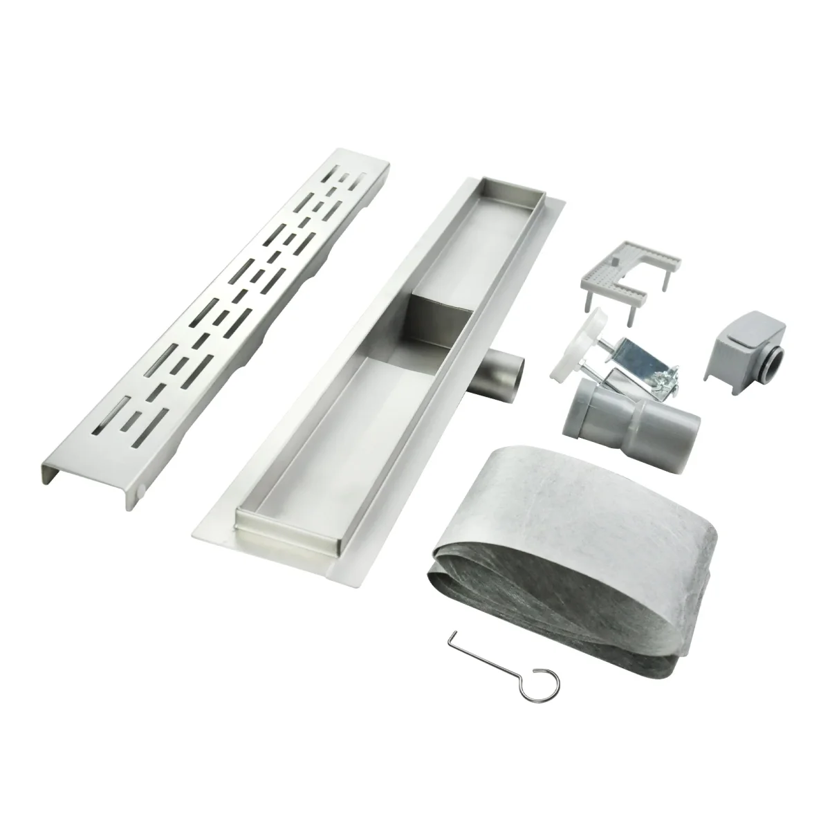 Ralo de duche em aço inox com design quadrado modelo R8 - Image 5