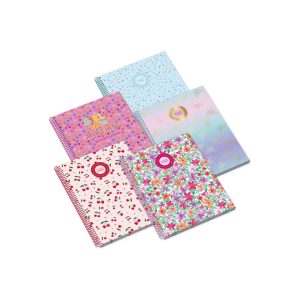 Caderno Espiral A5 80F Teen Moonflower Pautado