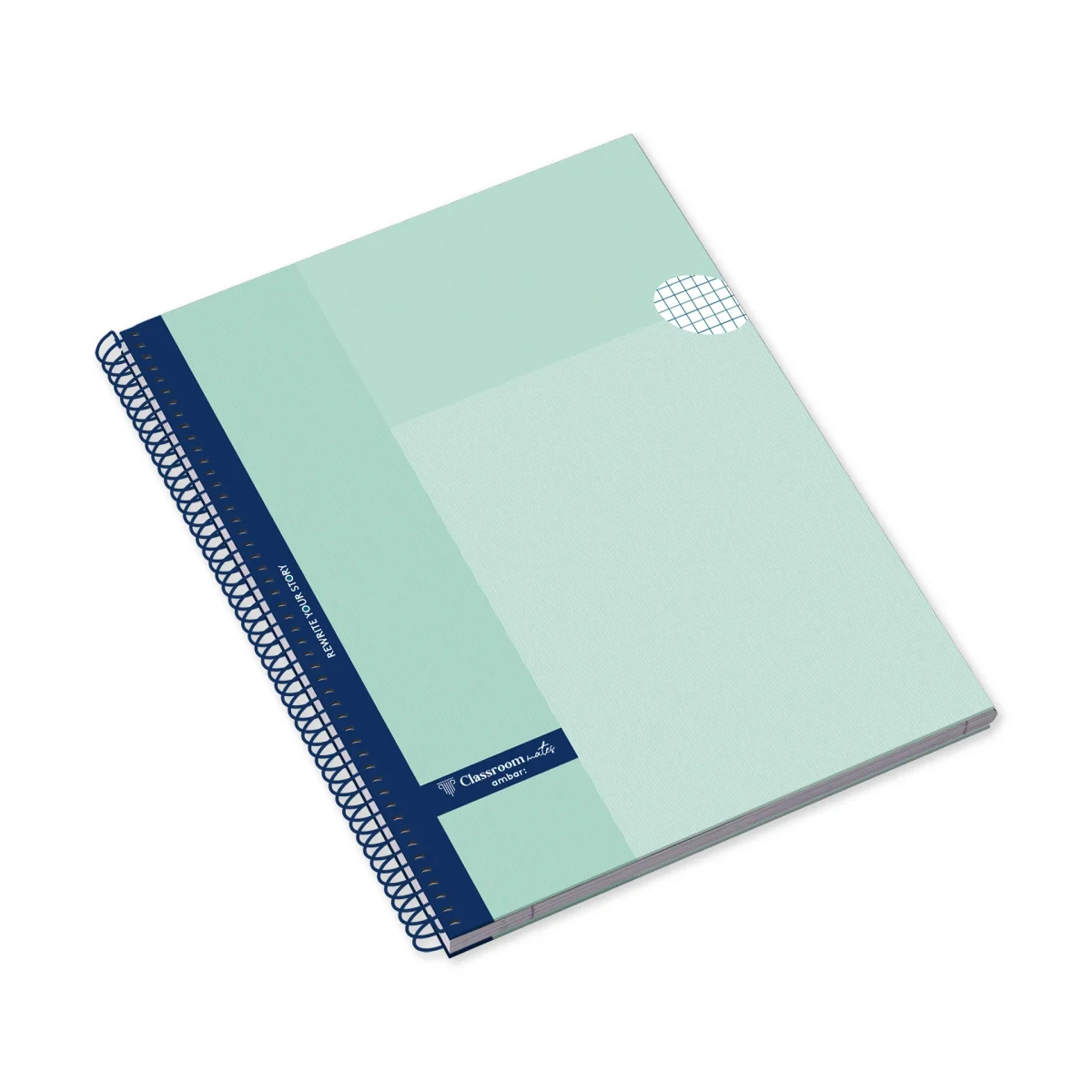 Caderno Espiral Capa Dura A4 160F 70G Classroommates Pastel Quadriculado - Image 4