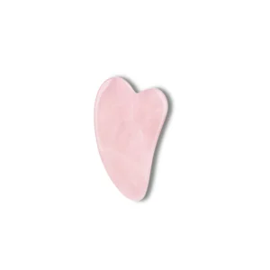 Pedra Gua Sha em Quartzo Rosa