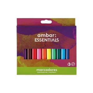 Marcadores Jumbo Ambar 12 unidades