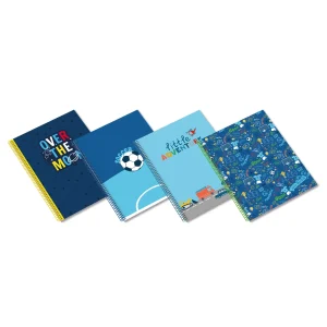 Caderno Espiral Capa Dura A5 80F 100G Kidventure World Pautado