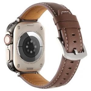 Bracelete em Pele Genuína para Apple Watch