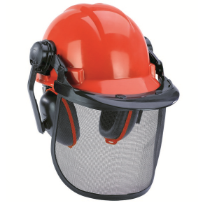 Capacete C/Viseira Em Rede + Auricular Einhell