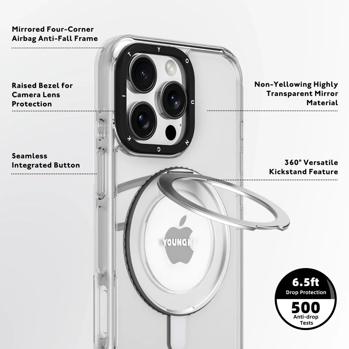 Capa Anti-Amarelado com Anel 360º - Image 4