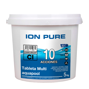 Cloro 10 ações Pastilha 200g Ion Pure Balde 5kg