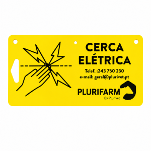 Placa Aviso Cerca Eléctrica